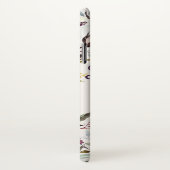 Waterverf Floral is nog steeds psalm monogram iPhone Hoesje (Achterkant / rechts)