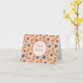 Waterverf Floral Kaart (Gele Bloem)