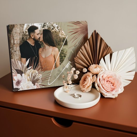 Waterverf Floral Keepslag Arch Foto Love Boho Fotoplaat