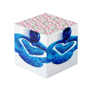 Waterverf Floral Kubus
