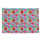 Waterverf Floral Kussensloop (Achterkant-Rechts)