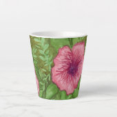 Waterverf Floral Latte Mok (Voorkant)