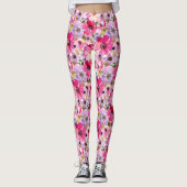 Waterverf Floral Leggings (Voorkant)