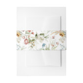 Waterverf Floral Modern Uitnodigingen Wikkel (Voorkant Voorbeeld)