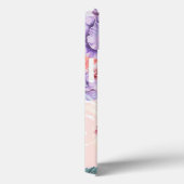  Waterverf Floral Monogram Case-Mate iPhone Case (Achterkant / Rechts)