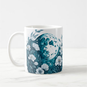 Waterverf Floral Moon Celestial Koffiemok