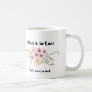 Waterverf Floral MOTHER VAN DE BRIDE Bridal Party Koffiemok