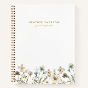 Waterverf Floral Notitieboek