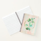 Waterverf Floral Notitieboek (Binnen)