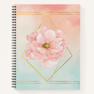 Waterverf Floral Notitieboek
