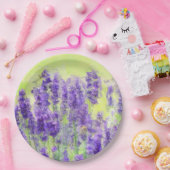 Waterverf Floral Papieren Bordje (Feest)