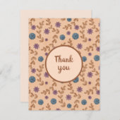  Waterverf Floral Pattern (Voorkant / Achterkant)