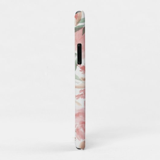 Waterverf Floral Pattern Monogram Case-Mate iPhone Case (Achterkant/rechts)