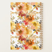 Waterverf Floral Pattern op maat Planner (Achterkant)