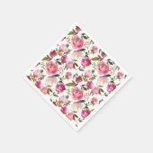 Waterverf Floral Pattern Servet (Hoek)