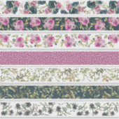 Waterverf Floral Pattern Sticker (Voorkant)
