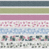 Waterverf Floral Pattern Sticker (Voorkant)