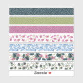 Waterverf Floral Pattern Sticker (Vel)