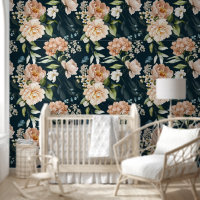 Waterverf Floral Peony Elegant