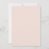 Waterverf Floral  Perzische Rozen bruiloft Kaart (Achterkant)