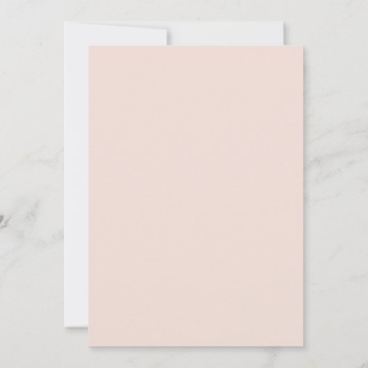 Waterverf Floral Perzische Rozen Weddenschap B Kaart (Achterkant)