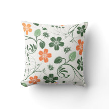 Waterverf Floral Pillow