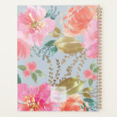 Waterverf Floral Planner (Achterkant)