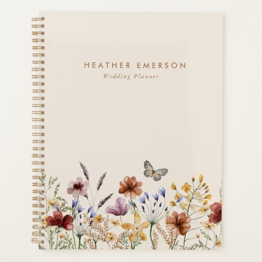 Waterverf Floral Planner (Voorkant)