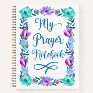 Waterverf Floral Prayer Notitieboek