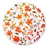 Waterverf Floral Print Keramische Knop (Voorkant)