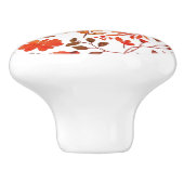 Waterverf Floral Print Keramische Knop (Zijkant)