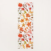 Waterverf Floral Print Yogamat (Achterkant)