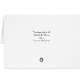 Waterverf Floral Reception RSVP (Achterkant Horizontaal)