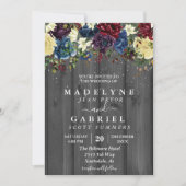 Waterverf Floral Rustic Kaart (Voorkant)