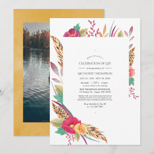 Waterverf Floral Safari Foto van Life Foto Kaart