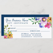 Waterverf Floral Salon (Voorkant / Achterkant)