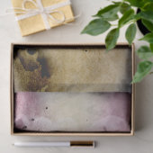 Waterverf Floral Skull-ontkoppeling Tissuepapier (Geschenk)