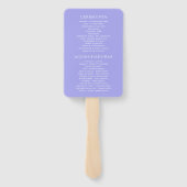 Waterverf Floral Spain Fiesta Wedding Handwaaier (Achterkant)