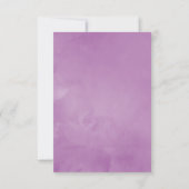 Waterverf Floral Spring Baby shower Bedankkaart (Achterkant)