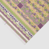 Waterverf Floral Spring Paars Quilt Decoupage Tissuepapier (Detail)