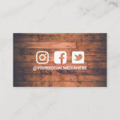 Waterverf Floral Succulent Korting Visitekaartje (Achterkant)