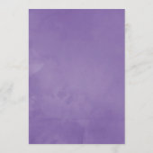 Waterverf Floral Summer Wedding Advieskaart (Achterkant)