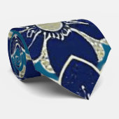 Waterverf Floral Symphony - Naadloze Botanische Stropdas (Opgerold)