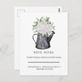 Waterverf Floral Tea Briefkaart (Voorkant / Achterkant)