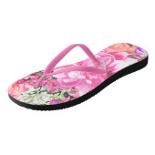 Waterverf Floral Teenslippers (Schuin)