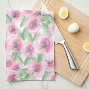 Waterverf Floral Theedoek