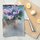 Waterverf Floral Theedoek (Quarter Fold)