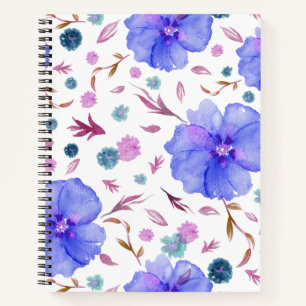 Waterverf Floral Travel Journal voor Europa Trips Notitieboek