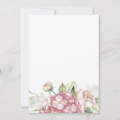 Waterverf Floral van de graduatiepartij Kaart (Achterkant)