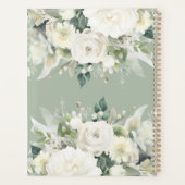 Waterverf Floral van persoonlijke naam Planner (Achterkant)